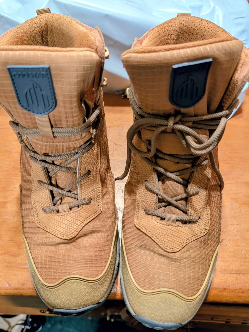 SALE💥Coostar Heavy Duty Tactical Brown High-Top Waterproof Boots Size 11